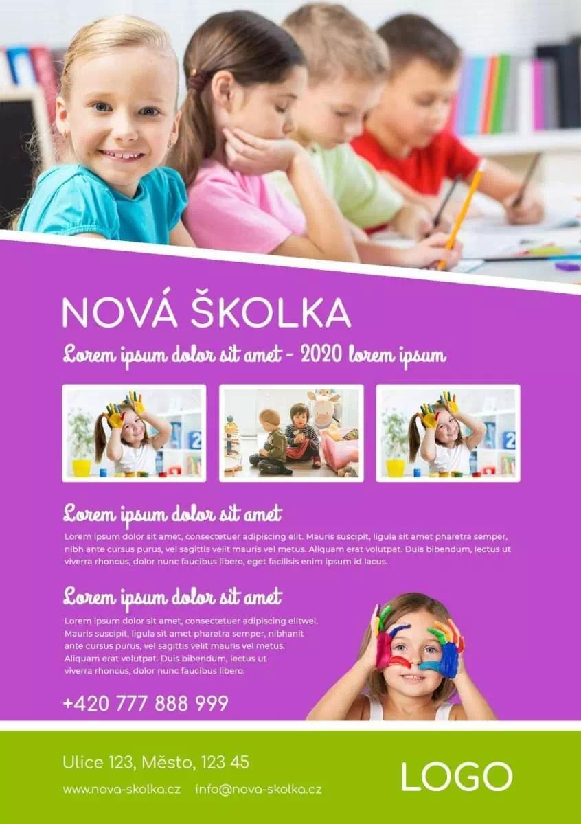 leták A4 - školka