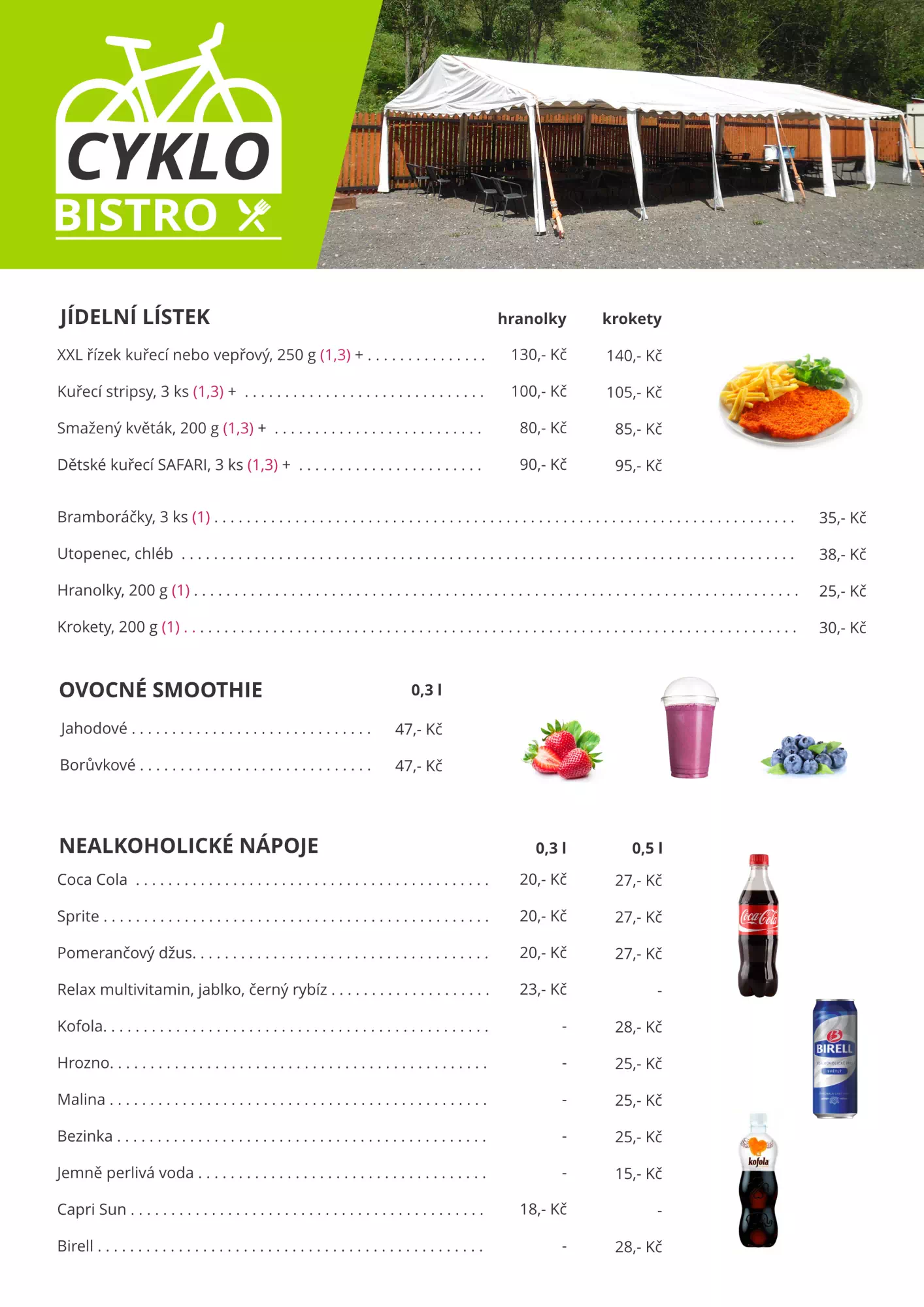 meníčko A4 - bistro