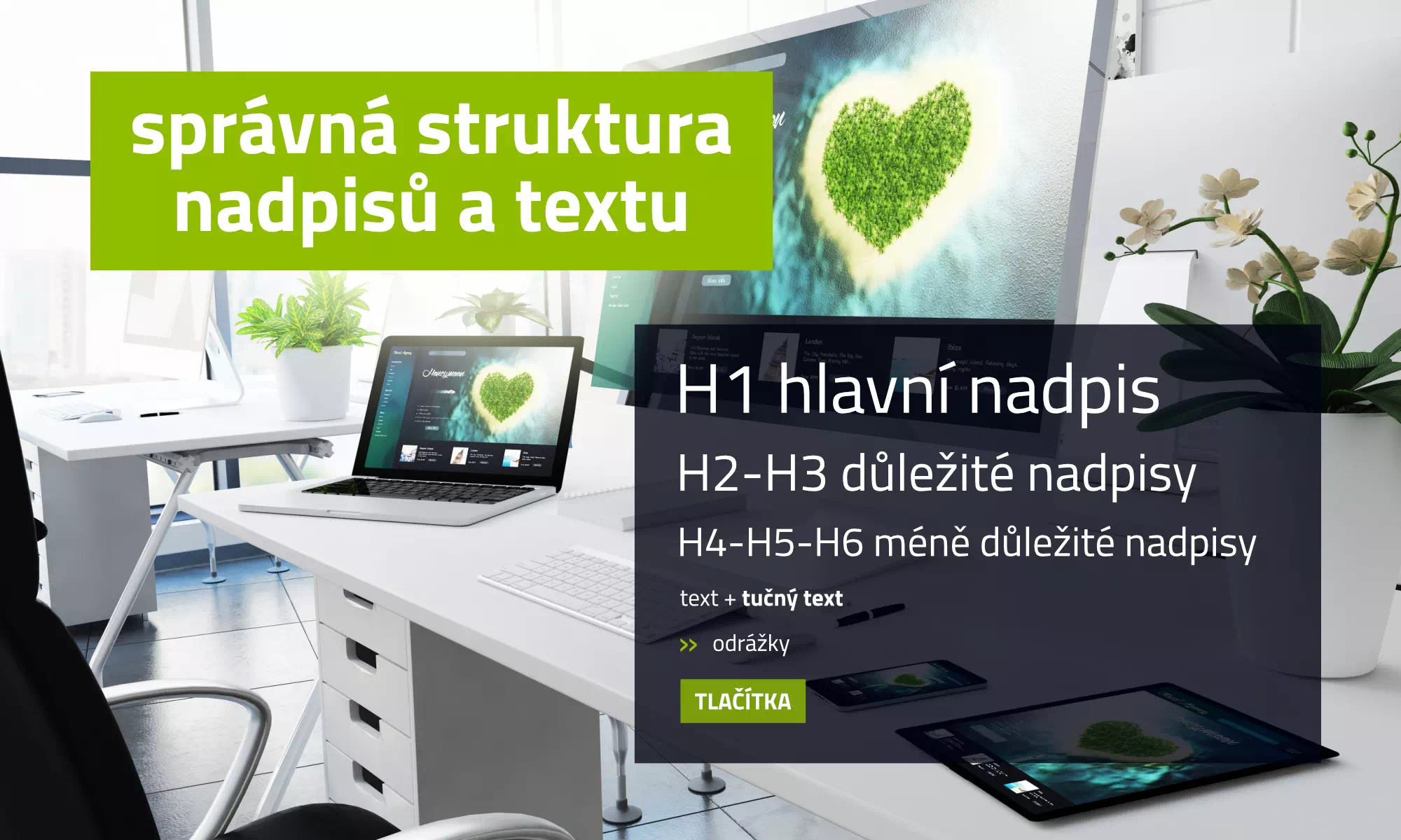 struktura nadpisů
